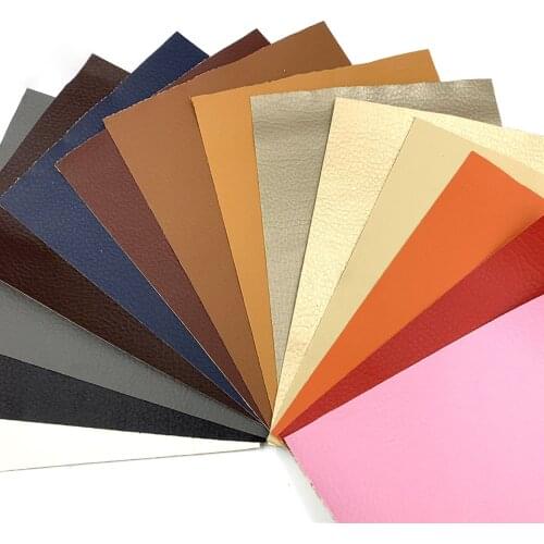 Self Adhesion Litchi Pattern Faux PU Leather Synthetic Repair Patch Sofa Car Sticker Decoration Waterproof DIY Handmade 20*15CM