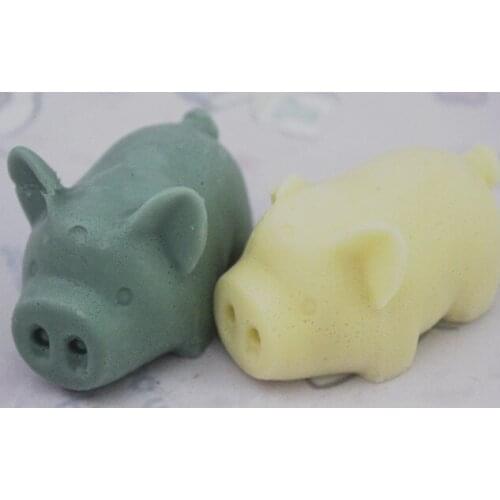The pig Art Silicone Soap mold Craft Molds DIY Handmade soap molds