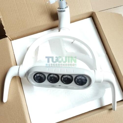 Dental Sensitive Induction Led Light 4 Bulb Easy Install Operating Dental Chair Ceiling Lamp Dentistry Materials