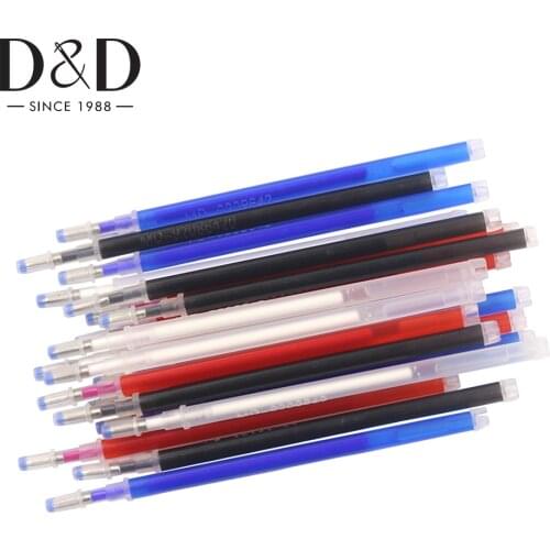 20/30pcs Heat Erase Pen High Temperature Disappearing Fabric Marker Refills for Fabric PU Leather Marker Pens Sewing Tool