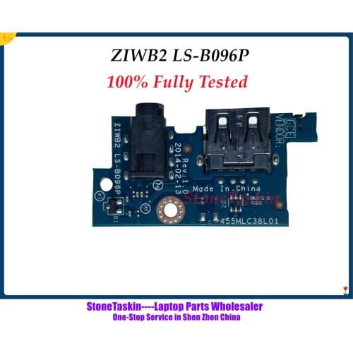 StoneTaskin ZIWB2 LS-B096P For Lenovo Ideapad B40-70 B40-45 B50-70 B50-70 B50-30 B50-45 B50-80 USB Board Audio Connector Tested