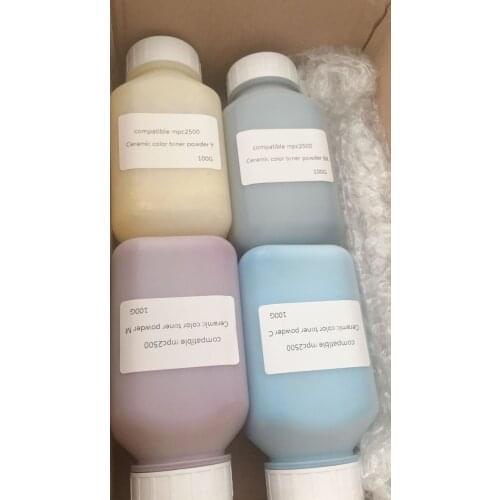 High temperature compatible laser ceramic toner for ricoh mpc2500 3000 spc430 spc440 clc900 ceramic picture printing powder 400g