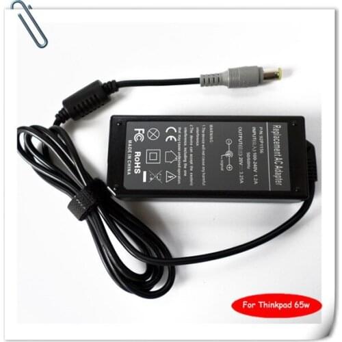 20V 65W Notebook Charger AC Adapter For Lenovo IBM ThinkPad T61 T60p T61p L410 L412 X230s X230t carregador de bateria portatil