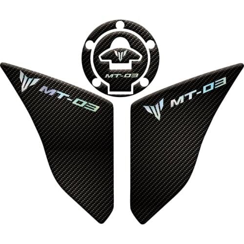Fiber Motorcycle tank pad/grips protector sticker /Protective Pad For yamaha mt-03 mt03 2015-2016