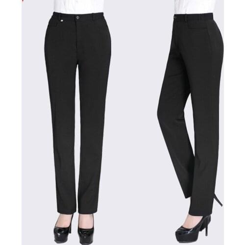 Ladies Black Work Pants Hotel Cook Service Waiter Pants Cook Pants Work Pants Hotel Restaurant Uniforms Chef Trouser
