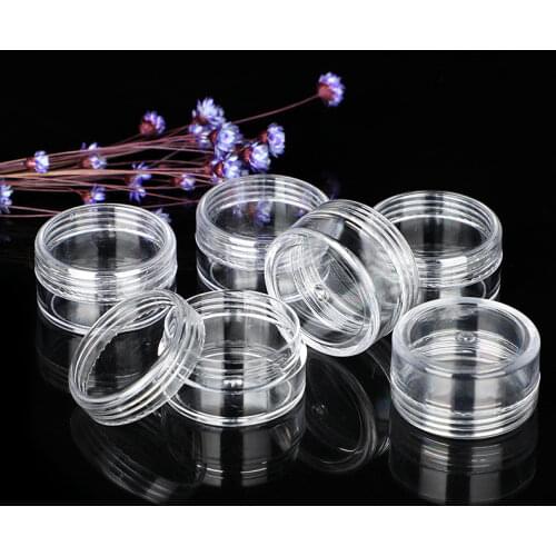 10Pcs Mini Refillable Bottles Cosmetic Empty Jar Pot Eyeshadow Acrylic Makeup Bottles Face Cream Container MK255