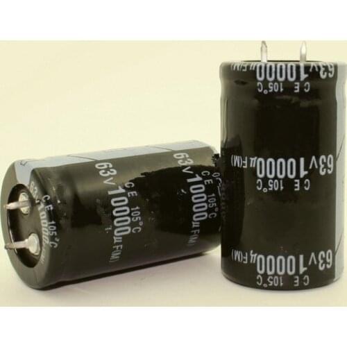 24PCS-2PCS 10000uF 63V 63V 10000uF New Electrolytic Capacitor 30x50MM best quality