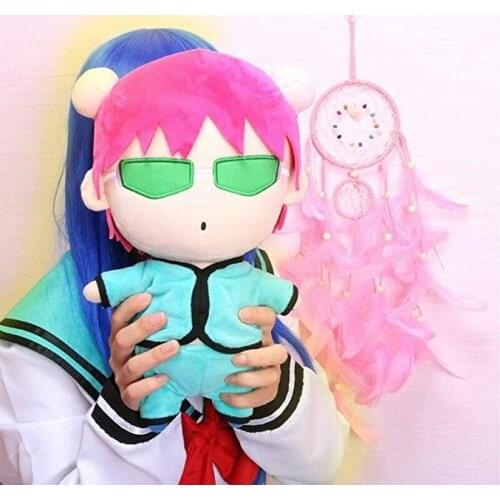 Anime The Disastrous Life of Saiki K. Saiki Kusuo Cosplay Doll Plush Stuffed Cushion Throw Pillow Toy Boy Girls Gift In Stock