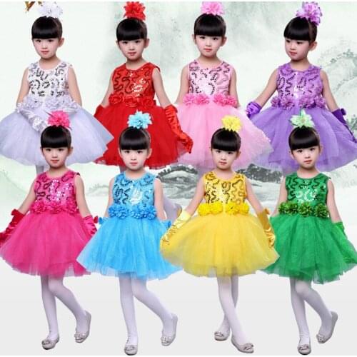 Girls Ballet New Style Childrens Costumes Dance Costumes Girls Puppanta Skirt Siamese Princess Skirt Ballet Costumes