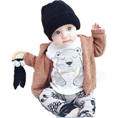 Twins Baby Clothes Cheap Clothes China Newborn Baby Products Kids Animal Baby Boy Summer Cotton Cartoon Clothing Set 2 Pieces