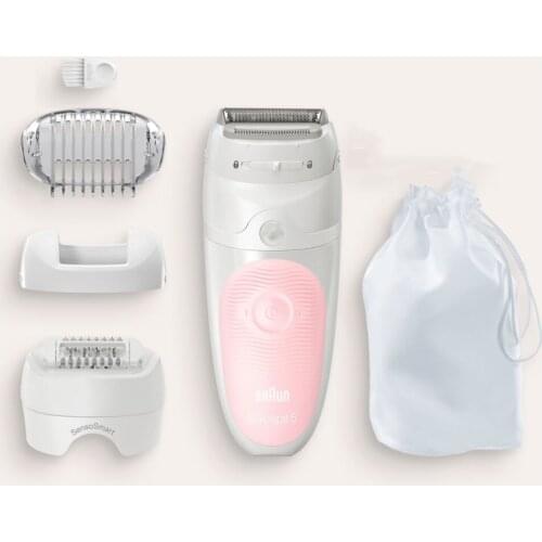 Braun Silk-epil 5 5620 Epilator Womens Wet & Dry Hair Removal Painless Thread Machine, Shaver, Trimmer, Cordless, Rechargeable
