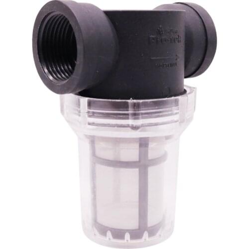 Transparent Filter 80 Mesh OR 40 Mesh Pet Poultry Animal Drinking Water Filtration Farm Garden Home Water Filtration 1 Pcs