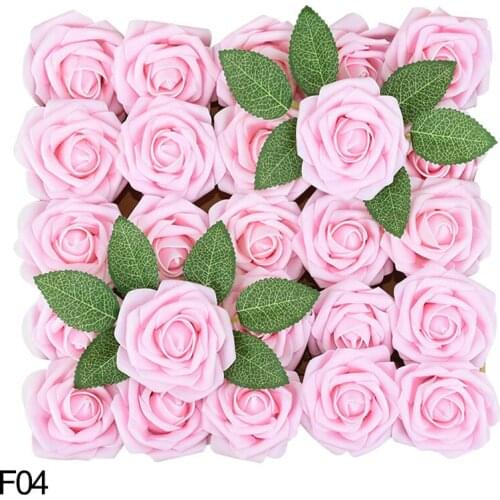 25pcs/box Artificial Boxed Roses Send Girlfriend Beautiful Valentines Day Gift Wedding Party Simulation Rose Decoration