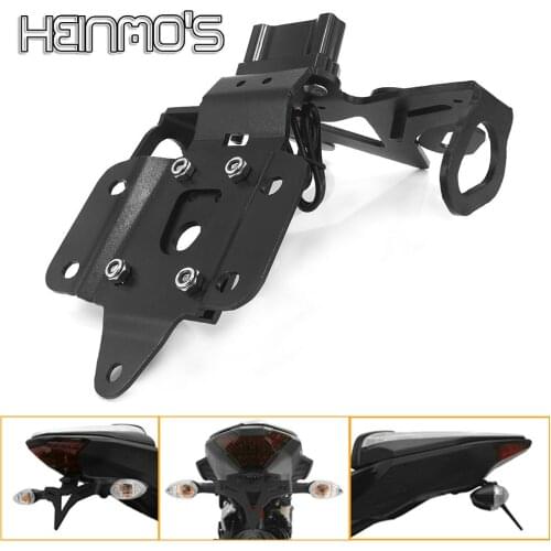 Motorcycle License/Number Plate LED Bracket Mount For YAMAHA MT07 MT-07 FZ MT 07 FZ07 FZ-07 2013 2014 2015 2016 2017 2018 2019
