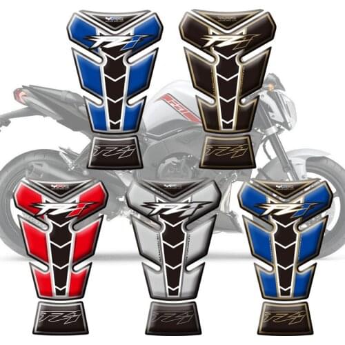 Motorcycle Fishbone Protective Decals Tank Pad Protector Decal Sticker Case Tankp Stickers For Yamaha FZ1 2006 - 2016