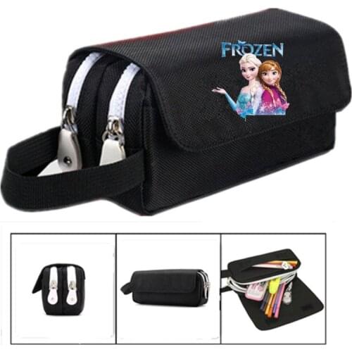 Cartoon Game Women Cosmetic Bags & Cases Kids Among Us Black Pencil Holder Make Up Pouch Children School Case Action Toys