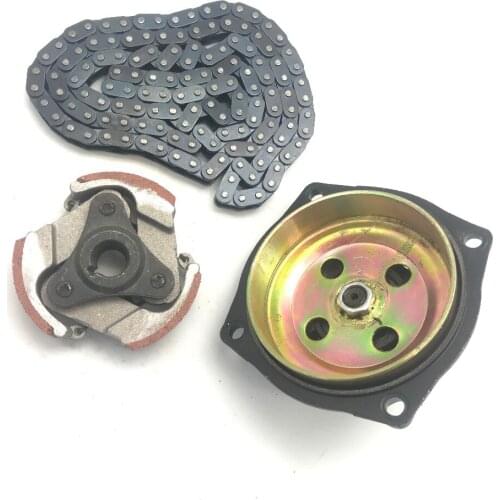 New Gear Box Drum Clutch Pad Chain kit 47cc 49cc Pocket Rocket Dirt Bike Mini Quad