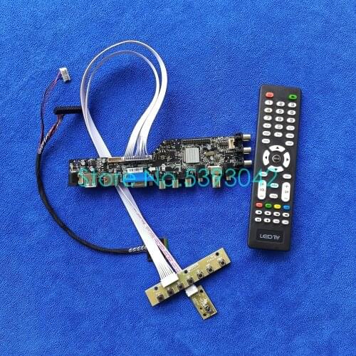 Fit LP156WH2 (TL)(E1)/(TL)(EA)/(TL)(F1)/(TL)(FA) digital VGA USB screen 1366*768 40Pin LVDS DVB-C 3663 controller card kit