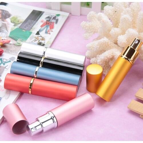 10ml Empty Aluminum Perfume Bottle Portable Travel Atomiser Refillable Container Made of high quality glass, fine workmanship