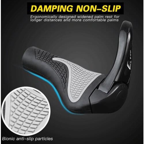 Rubber non-slip comfort handlebar mountain bike parts aluminum alloy rubber lock handlebars electric bicycle accessories