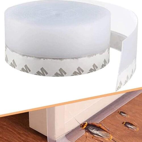5M Door Window Self Adhesive Door Seal Strip Silicone Door Sealing Sticker Weather Strip Door Sealing Bar Window Sealing Tape