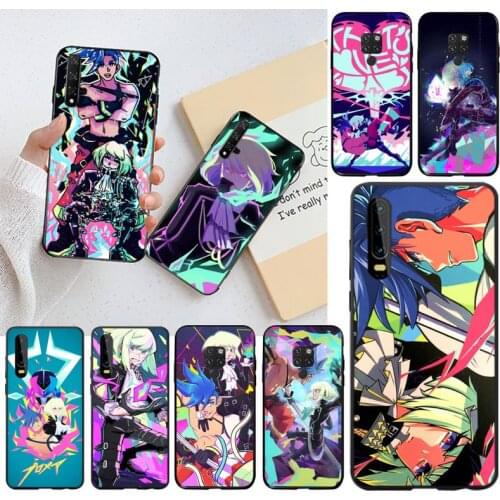 USAKPGRT PROMARE Silicone Black Phone Case for Huawei P40 P30 P20 lite Pro Mate 30 20 Pro P Smart 2020 prime
