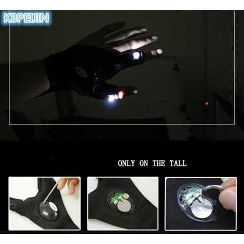 LED Glove Flashlight Mini Portable Lighting Multi-use Lamp for lifan x60 620 520 320 x50 solano smily accessories