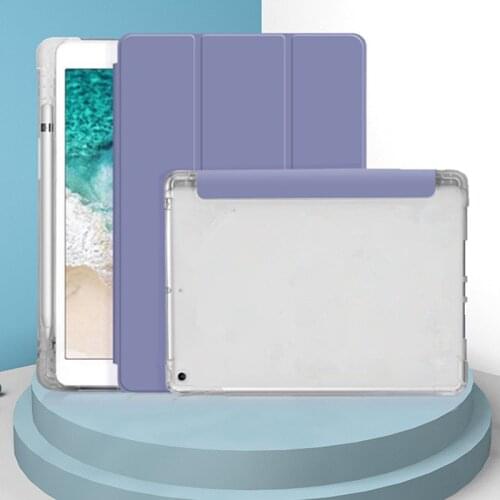 For Ipad Air 4 case 2020 for IPad 10.2 10.5 2019 Mini 4 5 Pencil Holder Case for iPad 9.7 56 7 8 th Air 1 2 3 Smart Tablets Case
