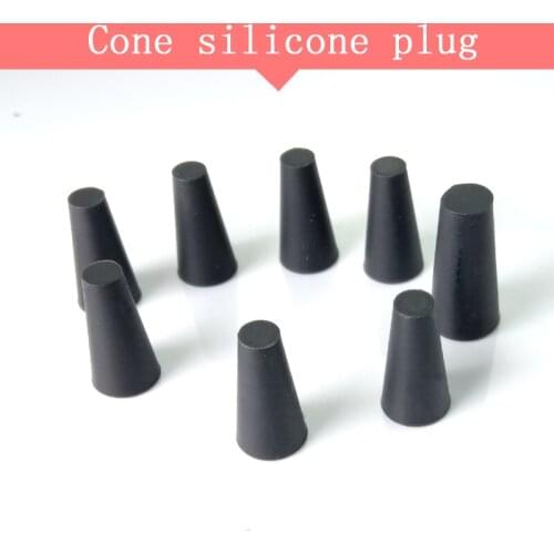 High Temp Silicone Rubber Tapered Plug for Masking Off Holes During Powder Coating Painting Hydro Dipping Media Blasting M2 M4 M