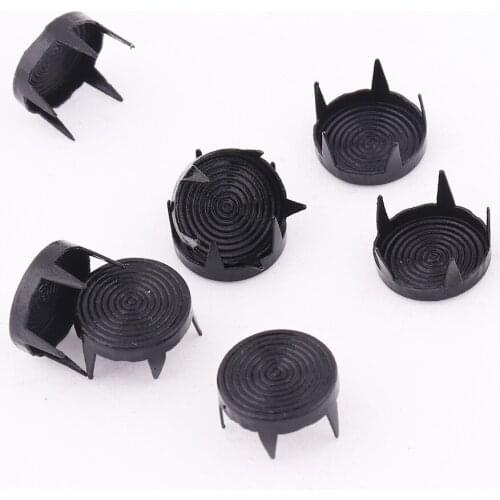 Claw Spike Rivet Studs 12mm Black For Bag Dog Collar Punk Rock Garment Cap Shoes DIY Leather Craft Accessory Handmade