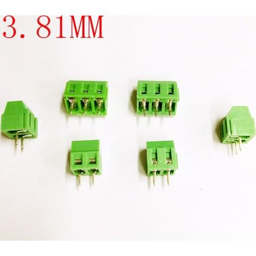 10pcs/lot PCB Screw Terminal Block 128L-3.81-2P, 3.81mm Pitch Low Profile 2P UL 300V10A IEC 130V10A High Quality, CE Rohs UL