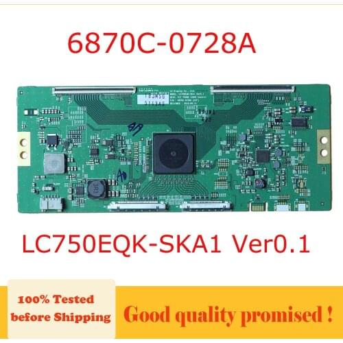 6870C-0728A LC750EQK-SKA1 Ver0.1 Original LG T-con Board 6870C-0728A For TV Profesional Test Board V17 75UHD 120HZ Control