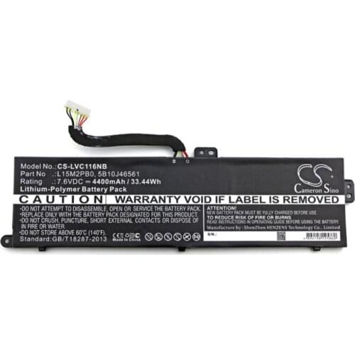 Cameron Sino 4400mAh battery for LENOVO 100S-11IBY Chromebook 11.6 5B10J46561 L15M2PB0 Notebook, Laptop Battery