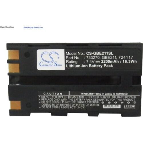 Cameron Sino 2200mAh Battery ZBA200, ZBA400 for GEOMAX Stonex R6, Zoom 20, Zoom 30, Zoom 35, Zoom 80, ZT80