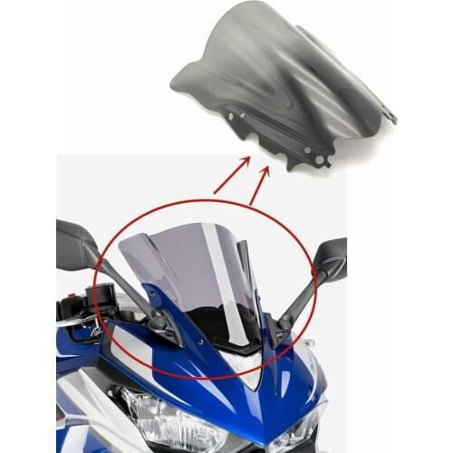 For Yamaha R3 13-14-15-16-17 R25 2013 2014 2015 2016 2017 high quality acrylic plastic Motorcycle Windshield Bubble Windscreen