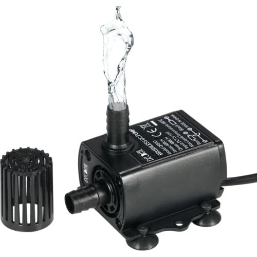 Ultra-quiet DC12V 6W 10W Brushless Water Pump Waterproof Mini Submersible Aquarium Water Pump Fountain Circulating Lift 3m-4m