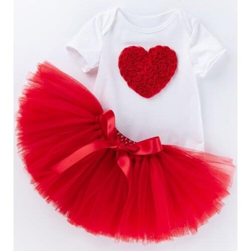 Adorable Newborn Infant Baby Girls Clothes Floral Romper+Tutu Skirt 2Pcs Jumpsuit One Piece Sunsuit Clothes Outfits Set 0-24M