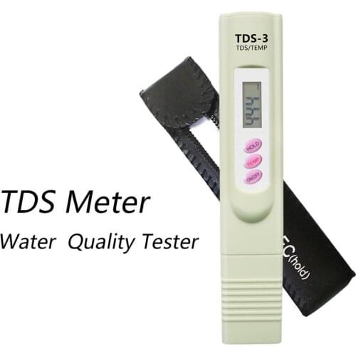 Tds-3 Meter Temp Ppm Digital Lcd Tester Detector For Tap Water Quality Filter Purity 0-9990