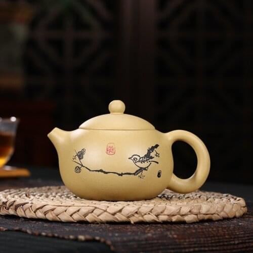 Pot of rhyme yixing undressed ore gold period of sea mud by manual recommended the teapot and xi shi pot of hot style
