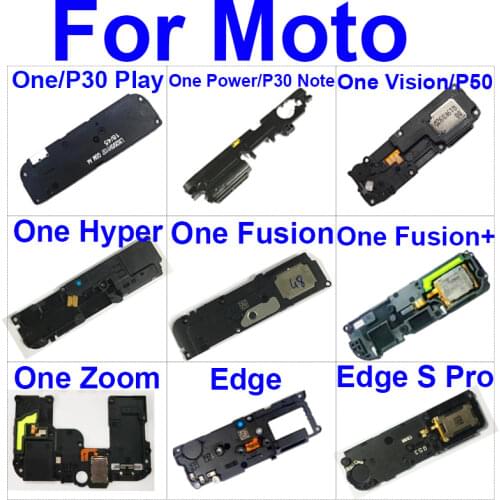 Louder Speaker Ringer Buzzer For Motorola Moto One Power Vision One Fusion + Plus G Pro Edge P30 Play XT1941 P30 Note XT1942-1