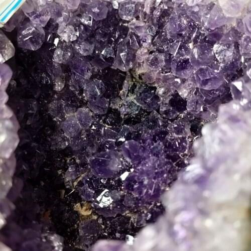 3.9kgs High quality Uruguay stone amethyst geode crystal quartz cluster home decor display amethyste