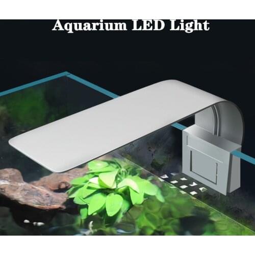 Super Slim LED Aquarium Lights Clip-on LED Plants Grow Light Aquatic Freshwater Lamps Waterproof Lamp For Fish Tanks