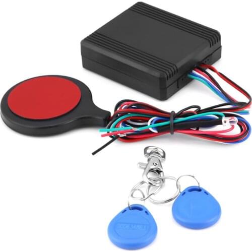 New Motorcycle ID Card Lock Anti-theft Security Alarm System Smart Induction Invisible Alarm Sensor