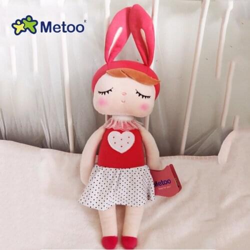 Metoo Sweetheart Angela Rabbit Latest Style Original Genuine Doll for Kids Thanksgiving Christmas New Year Childrens Day Gift