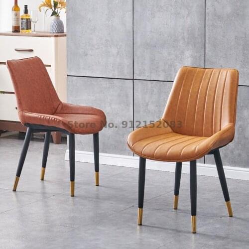 Dining chair household light luxury dining chair modern minimalist stool backrest ins net red desk makeup nordic restaurant chai