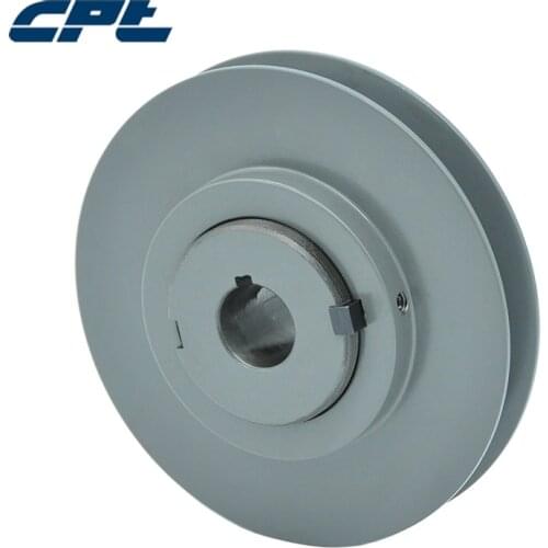 CPT 1VP50 single groove variable pitch sheaves, 1 Groove, Cast Iron, 4.75" OD for A,4L,3L,5L,B,5V belts