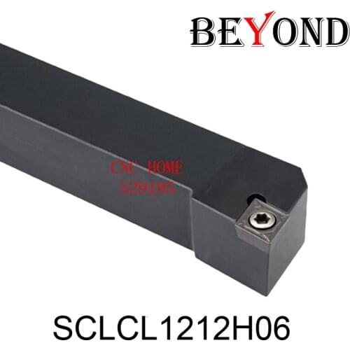 OYYU External Lathe Turning Tool Holder 12mm SCLCL1212H06 Boring Bar SCLCL CCMT Tungsten Carbide Insert CCMT060204 Milling