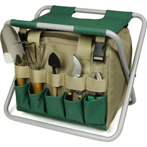 Detachable Garden Tools Folding Stool Garden Tools Storage Bag Gardening Stool Garden Tool Set Gardening Tools Garden Stool