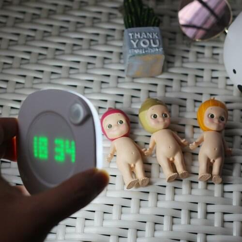Charging Led Electronic clock Induction Night Light Lamp Adjustable Brightness Infrared Smart Control Smart Human body sensor