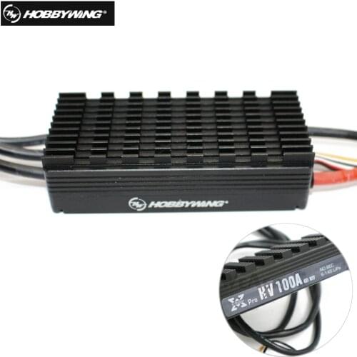 1 Box HOBBYWING X-Rotor Pro 100A 6-14S Pro-100A-HV-V3 HV Speed Control for Rc Quadcopter Multicopter